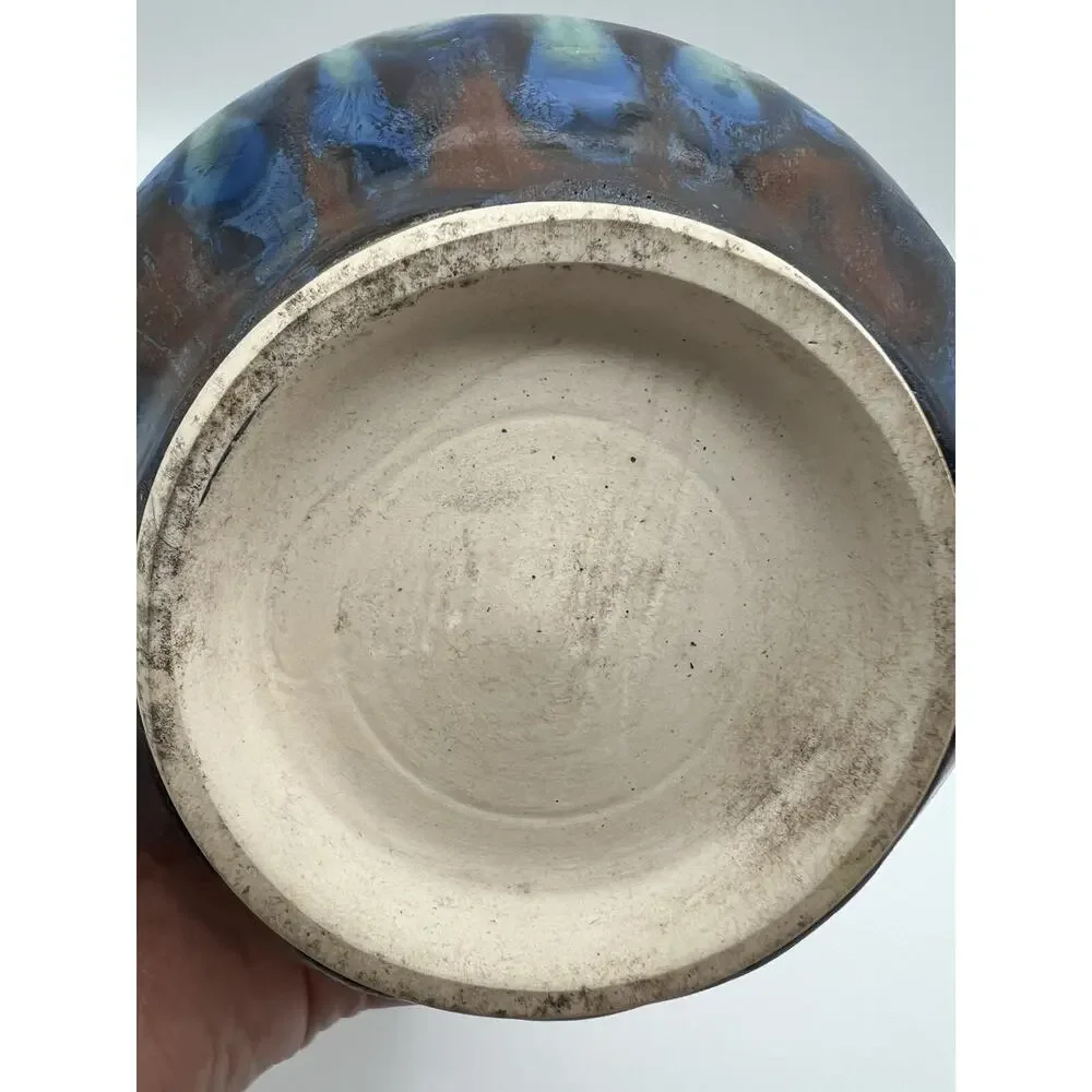 Bill Campbell Studio Art Pottery Crystalline Glazed Vase 5.5” Artist Signed